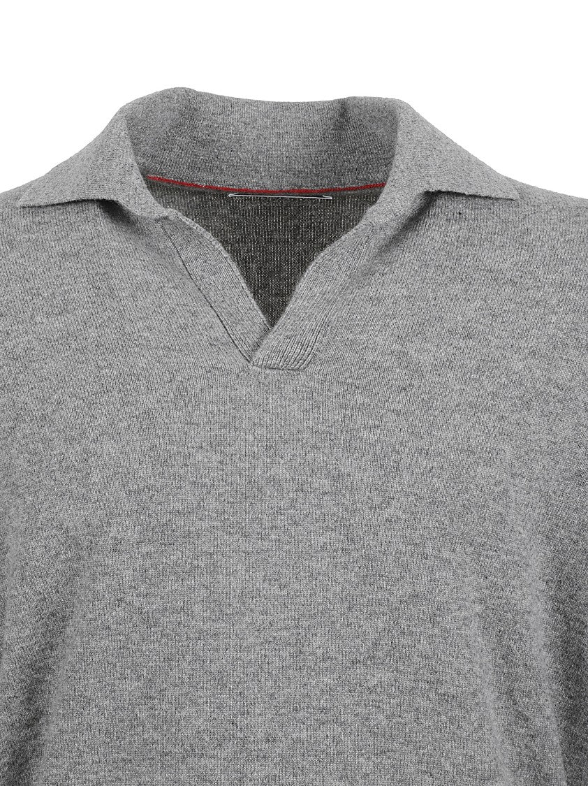 Brunello Cucinelli Classic V-Neck Cashmere Sweater