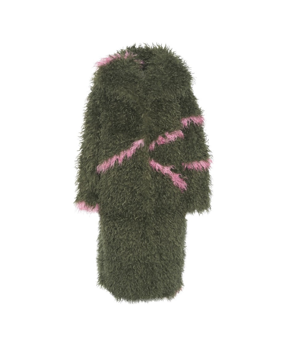 Jakke Cascade Faux Fur Coat