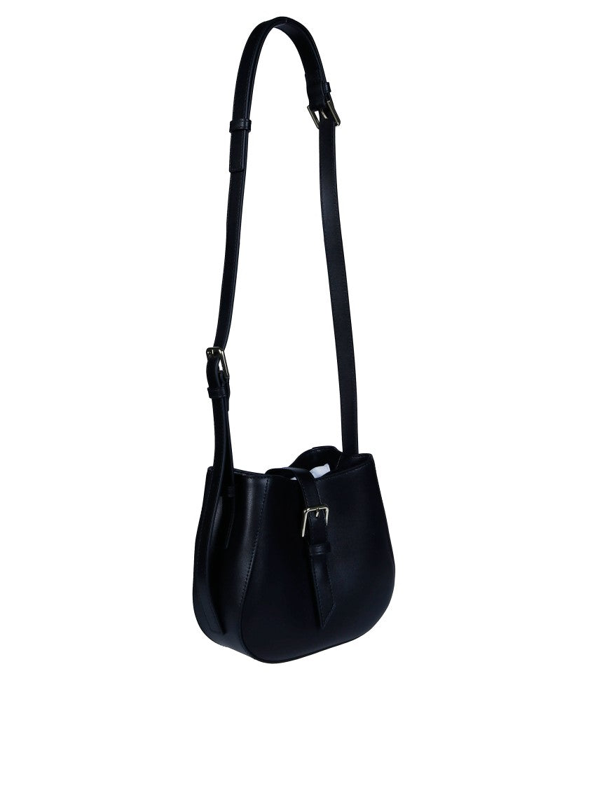 Furla Dora Compact Leather Mini Bucket Bag