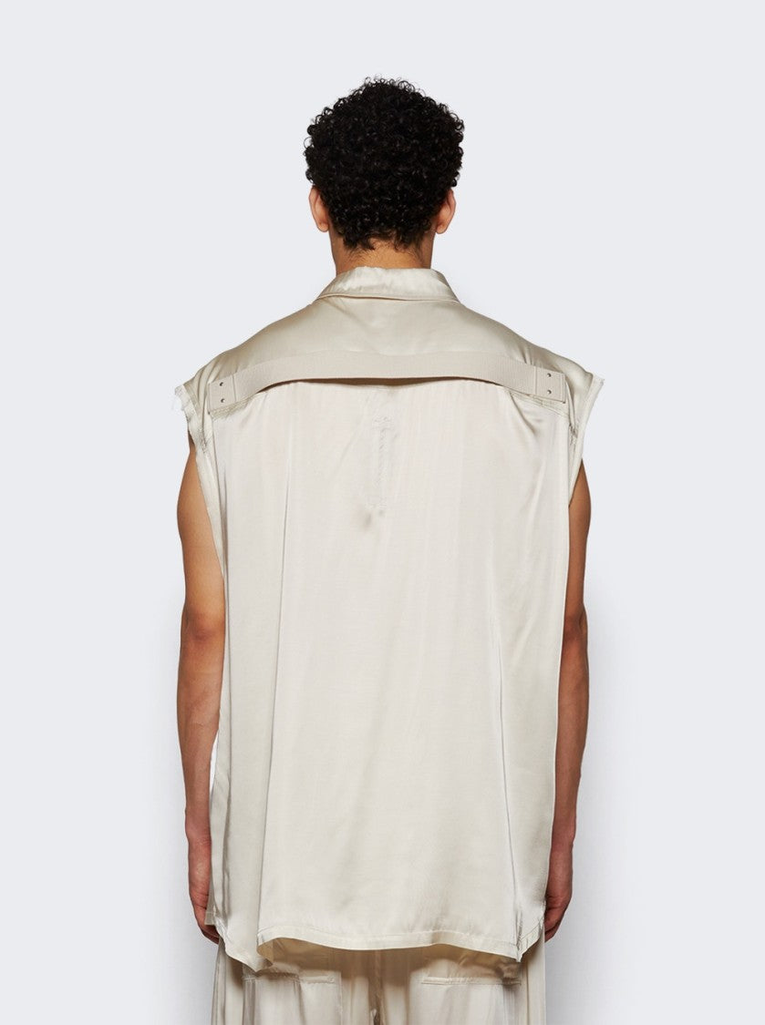 Rick Owens Jumbo Sleeveless Shirt Dinge