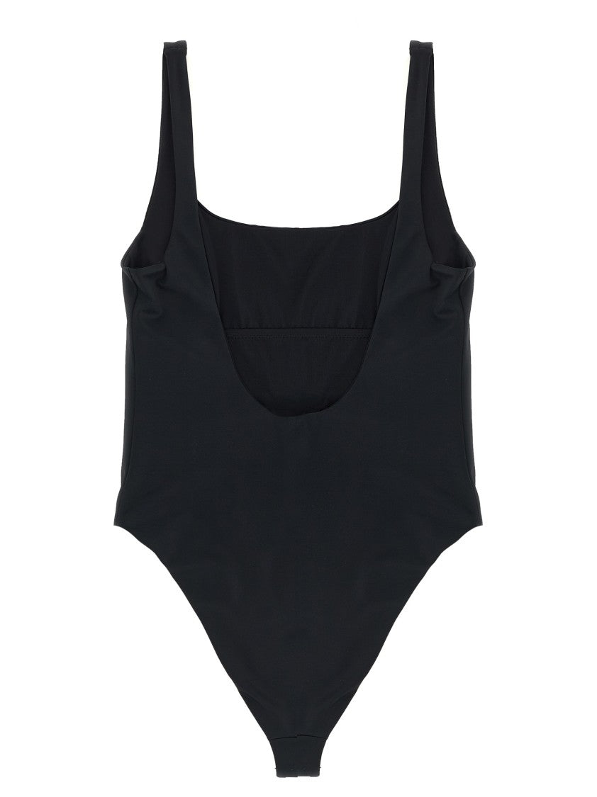 Versace ' Logo' One-Piece Swimsuit