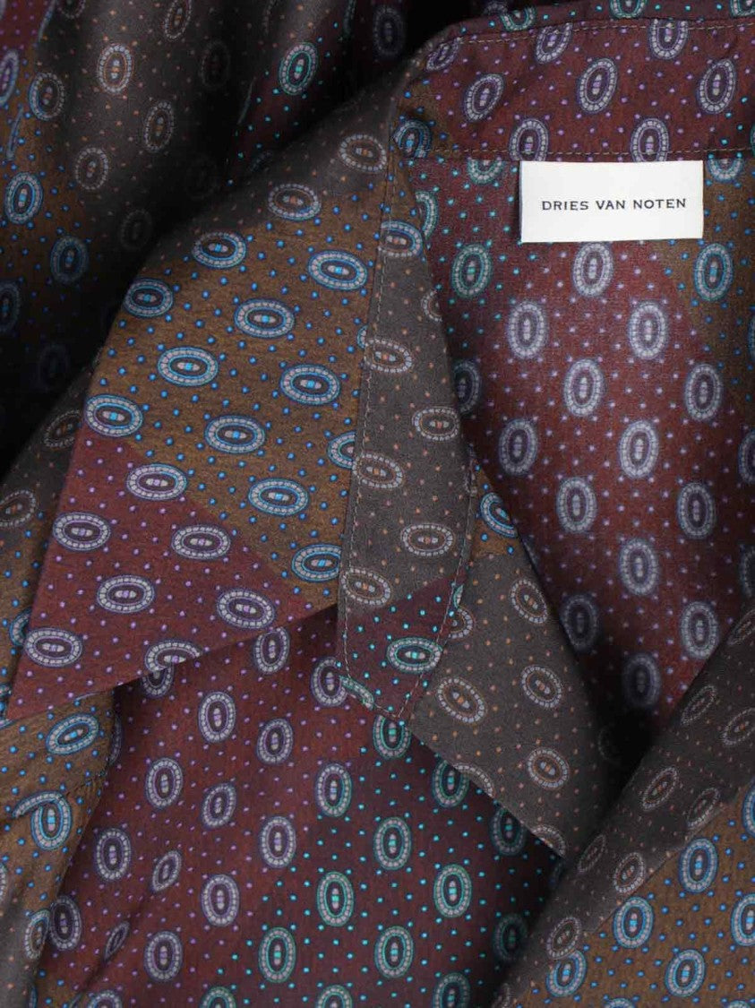 Dries Van Noten Habotai Silk Blouse – Multicolor