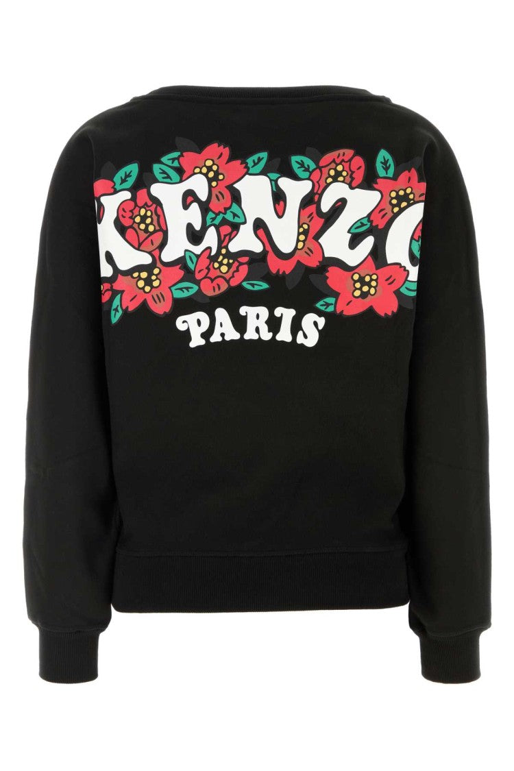 Kenzo Black Cotton Sweatshirt