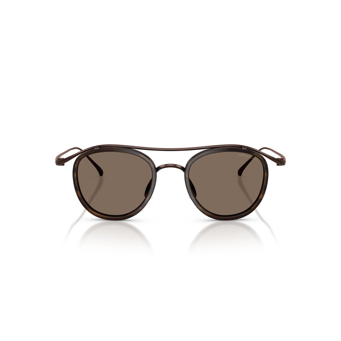 Giorgio Armani 0Ar6179t Titanium Frame Sunglasses With Double Bridge