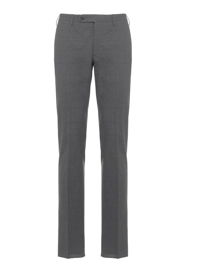 Incotex Grey Wool-Blend Pants