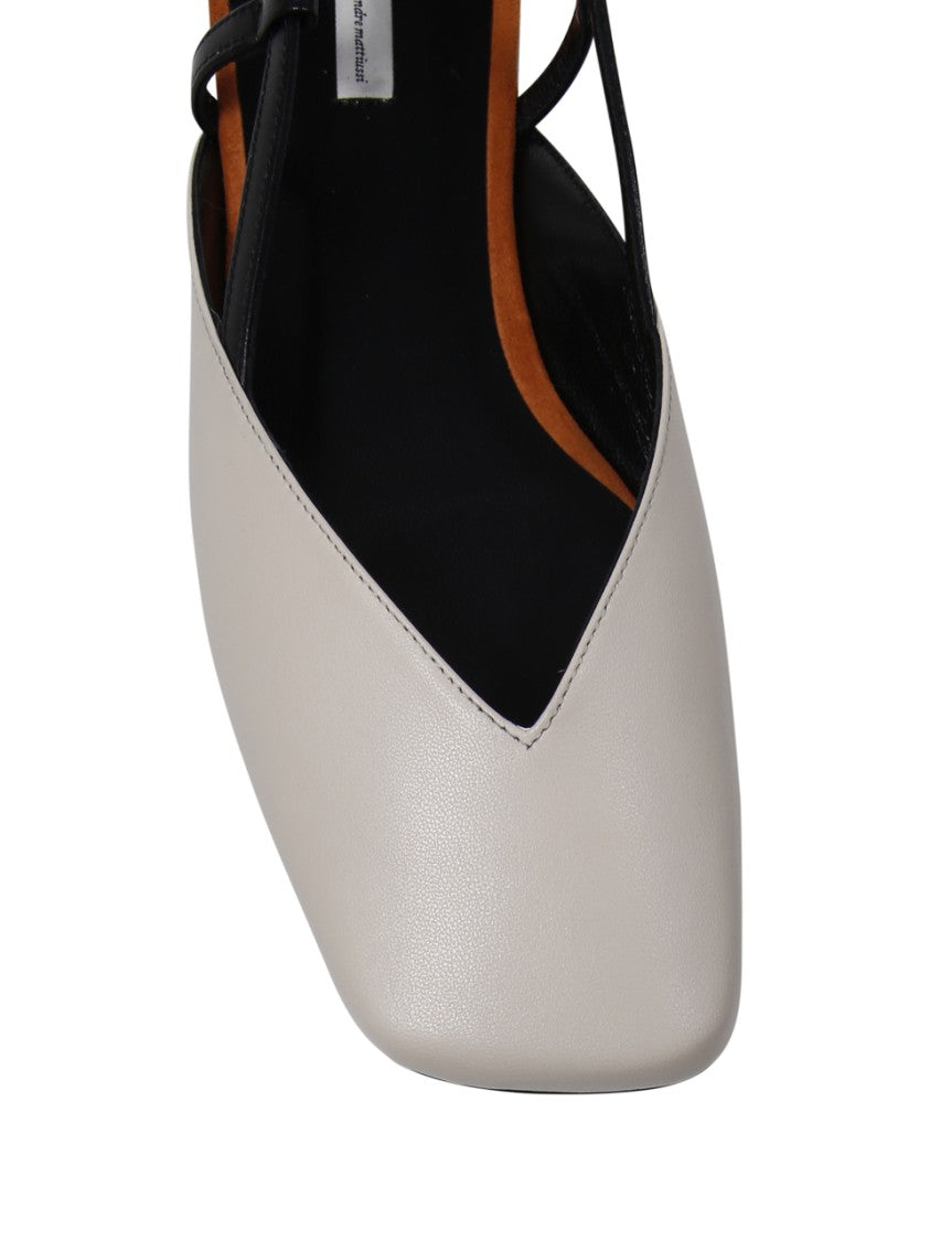 Ami Pointed Toe Slingback Shoes