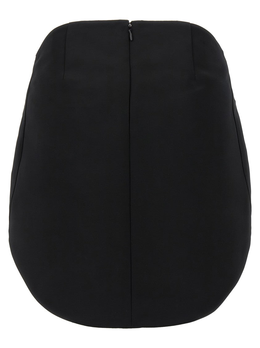 Courrèges Circle Satin' Skirt