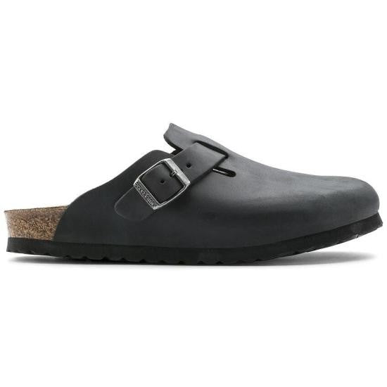 Birkenstock Suede Slip-On Mules With Adjustable Buckle Strap