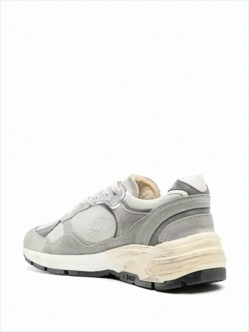 Golden Goose Low-Top Sneakers With Suede And Mesh Panels