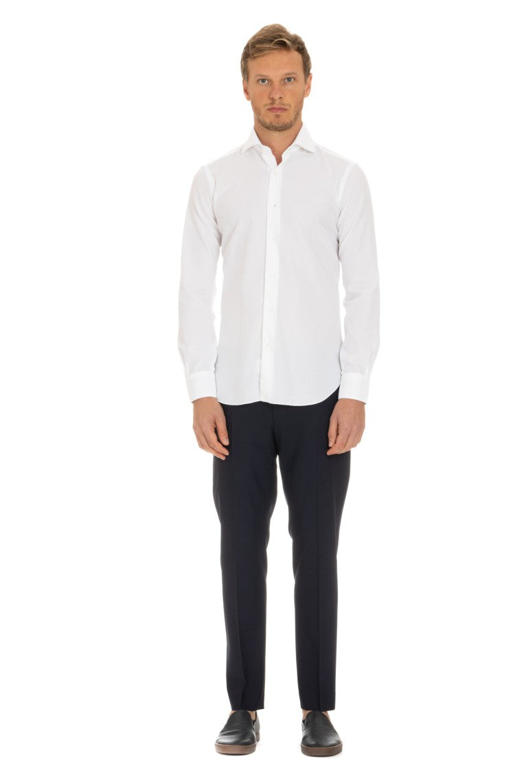 Barba Honeycomb Stretch Tailored Shirt Cult Label