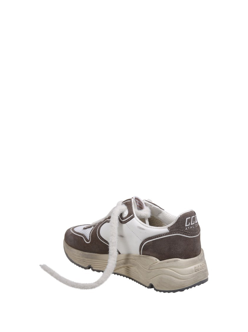 Golden Goose Running Sole Net Upper Suede Toe Spur