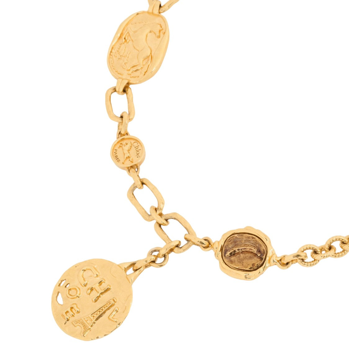 Chloé Medals Choker With Design And Secure Closure