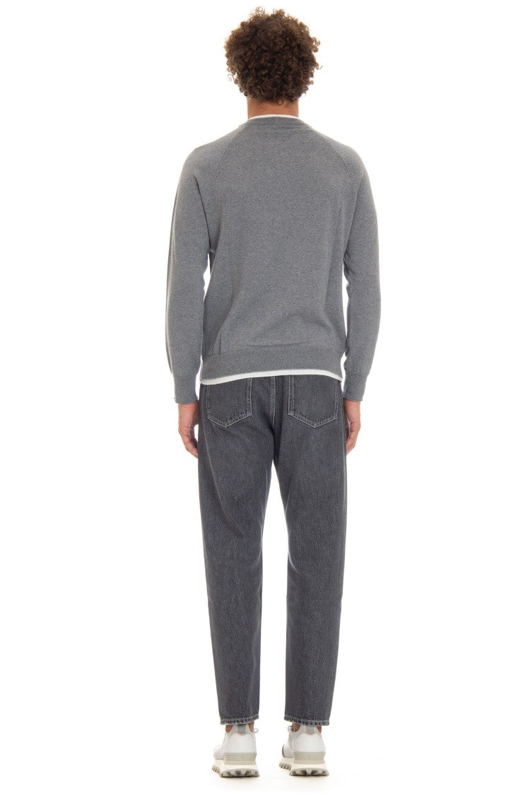 Eleventy Wool Crewneck Sweater