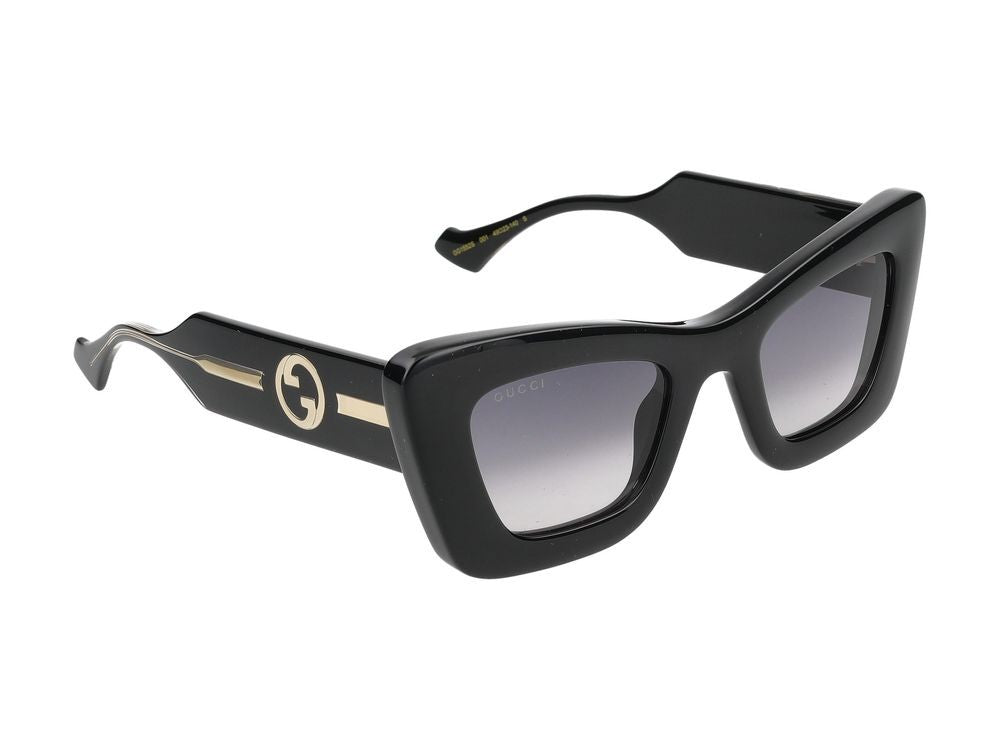 Gucci Sunglasses Gucci Gg1552s 001 Black Crystal Grey 49/23/140