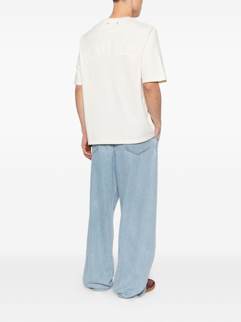 Golden Goose Silk And Nylon Straight Hem T-Shirt