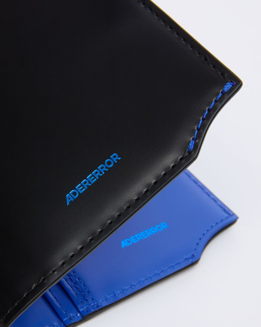 Adererror Calf Leather Passport Wallet With Signature Logo