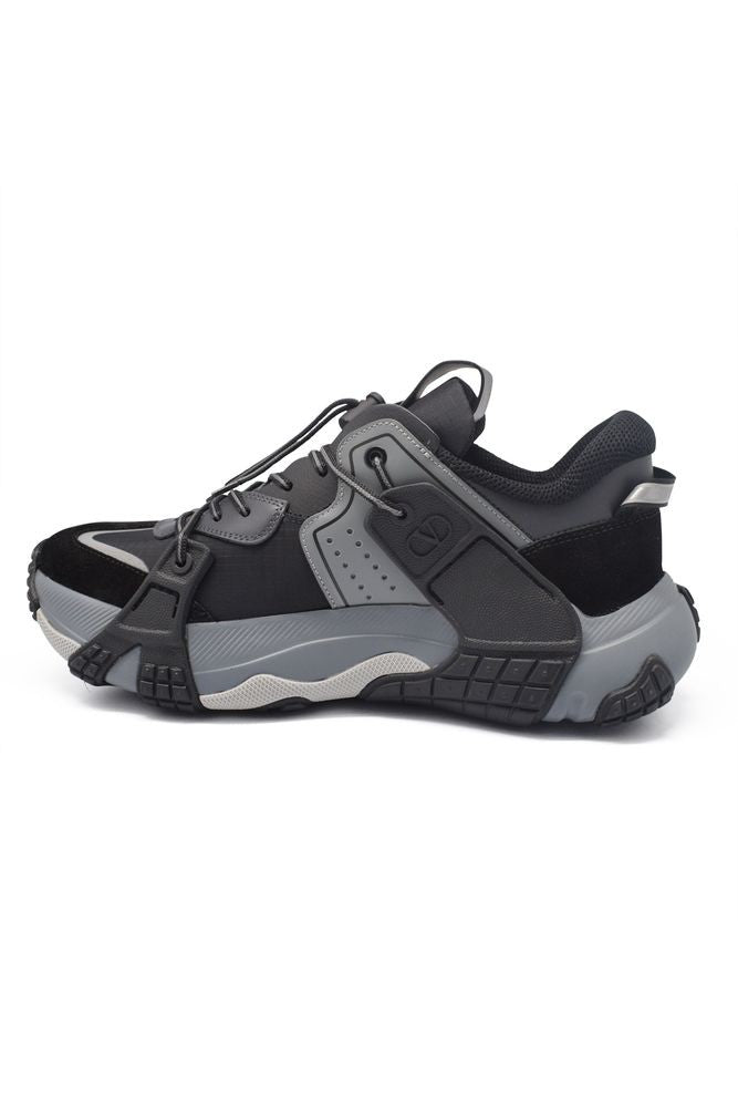 Valentino Garavani Wod Suede And Fabric Sneakers