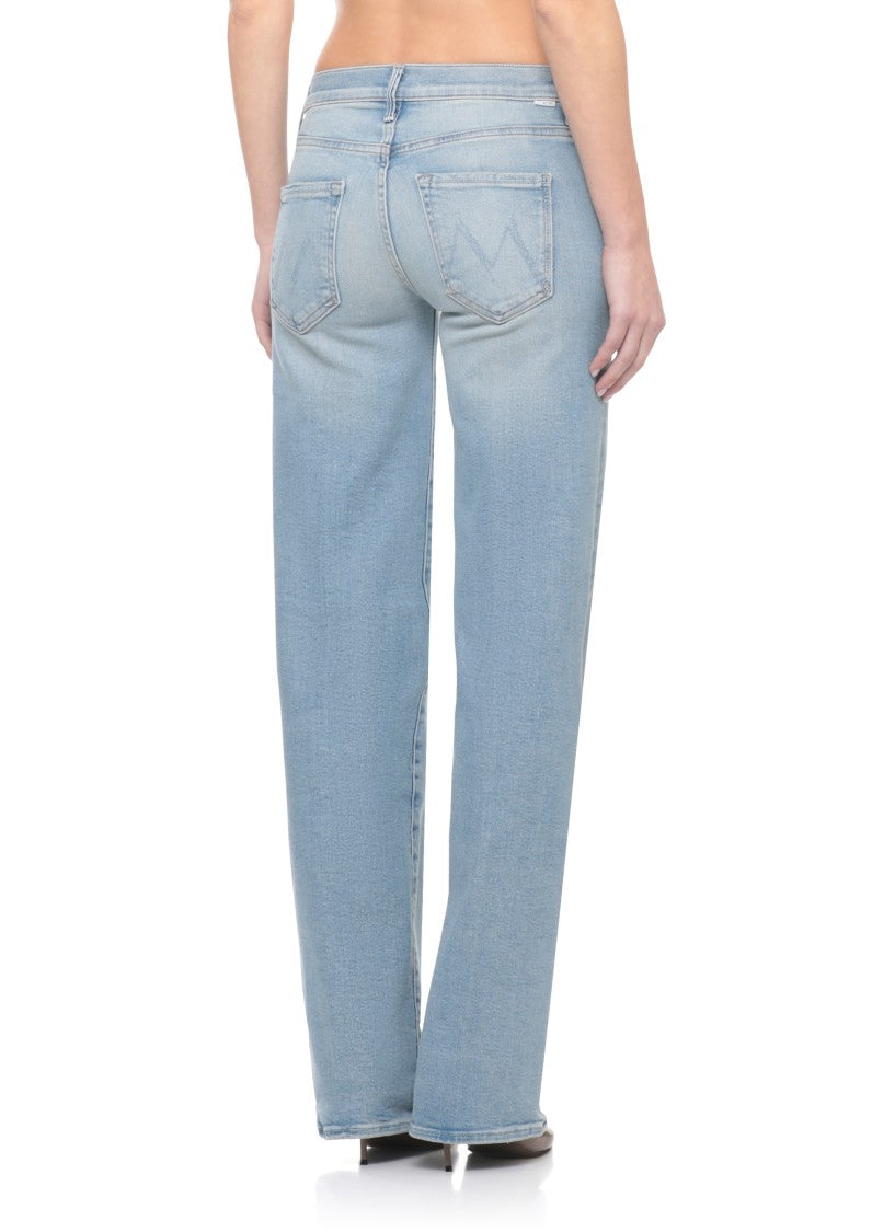 Mother Light Blue The Mid Rise Jeans