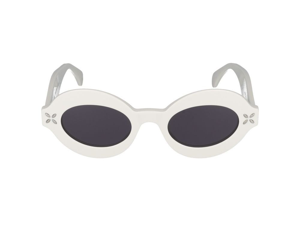 Azzedine Alaïa Sunglasses Azzedine Alaia Aa0059s 002 Ivory Ivory Grey 49/22/140