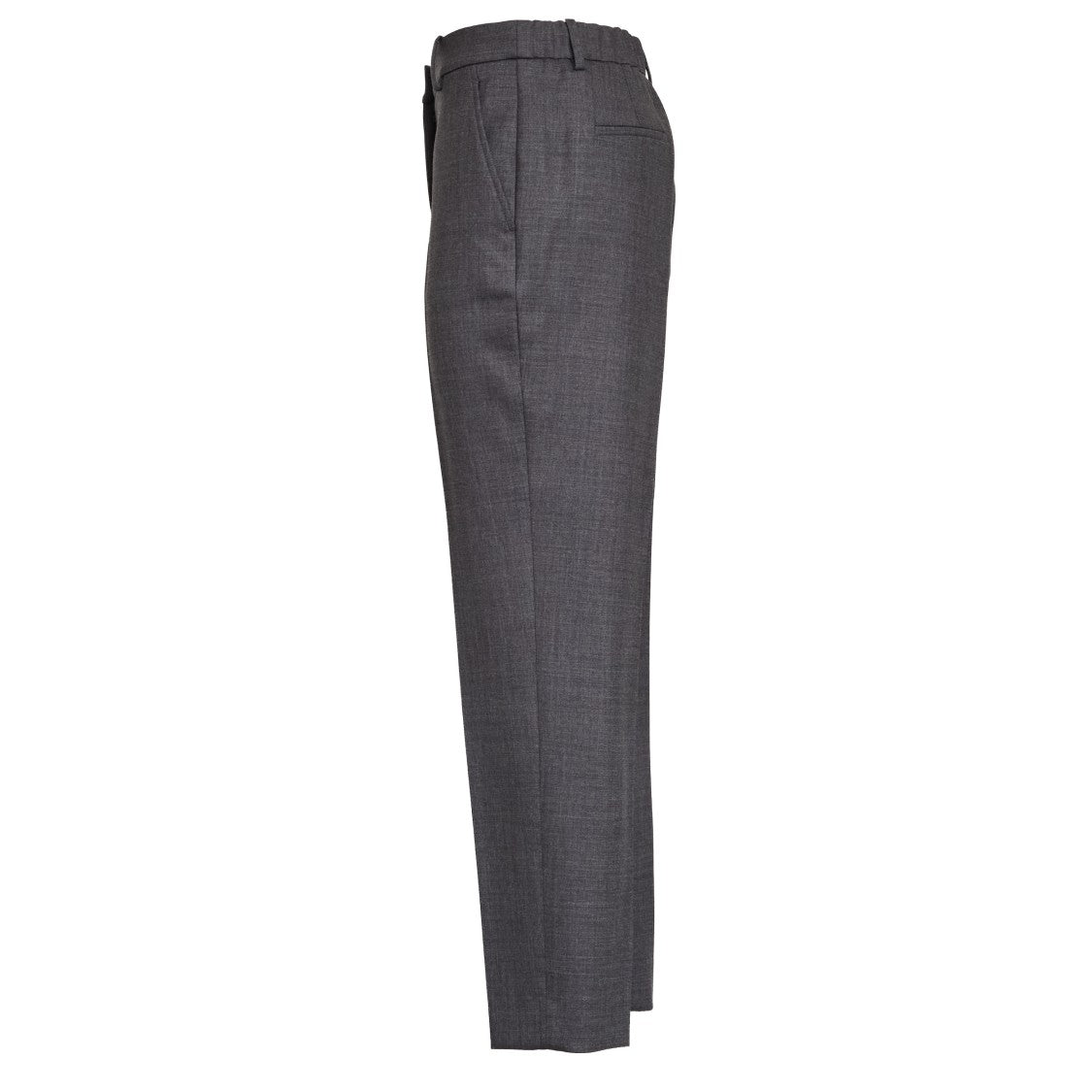 Incotex Straight-Leg Pants With Partially Elasticized Waistband