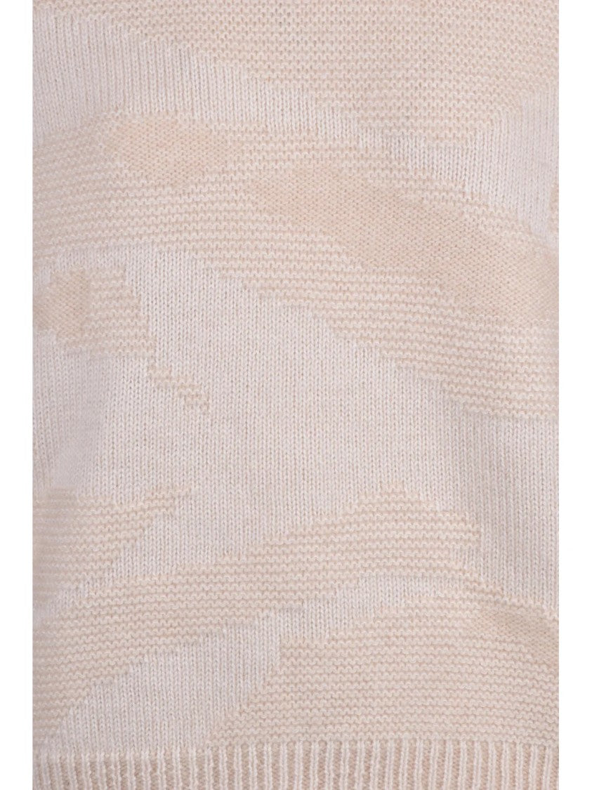 Add High Neck Sweater In Soft Extrafine Merino Wool
