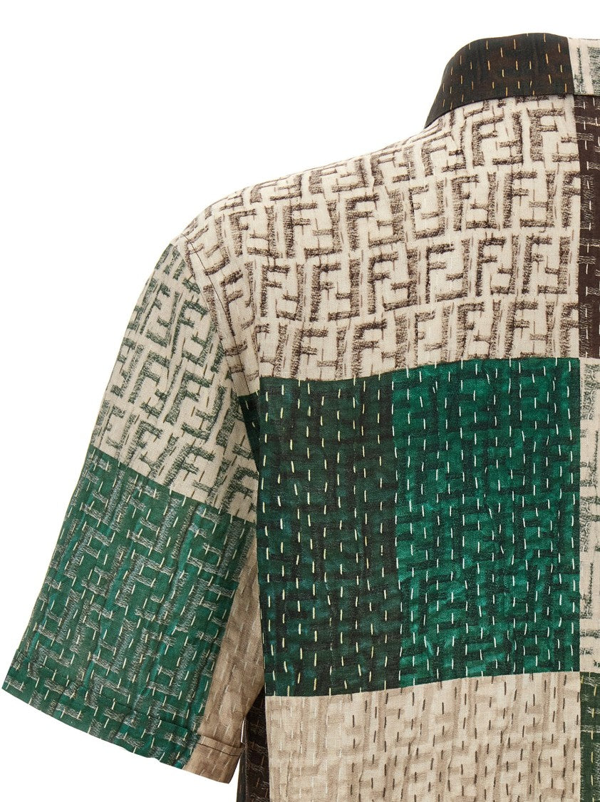 Fendi Ff Linen Shirt