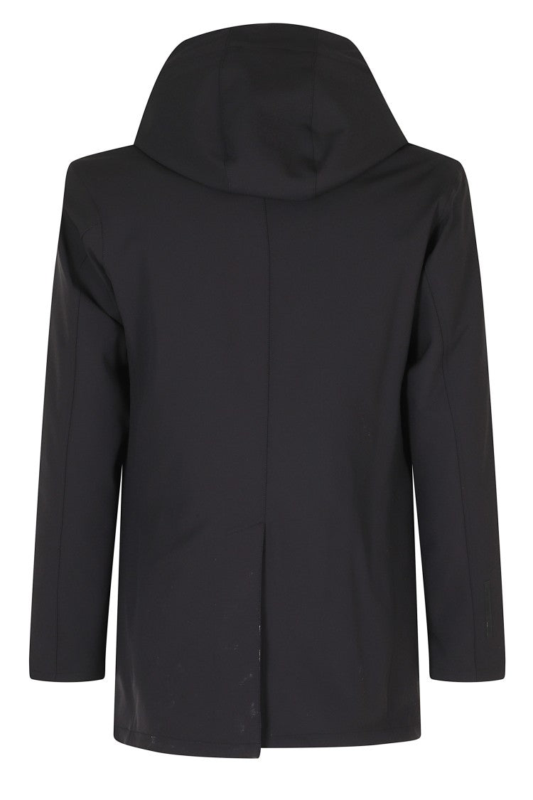 People Of Shibuya Black Hachiko 3-In-1 Soft Shell Polyamide-Blend Parka