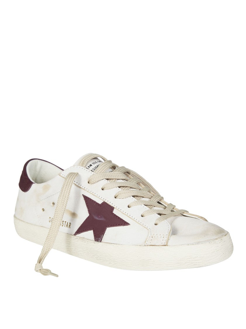 Golden Goose Low-Top Sneakers With Distressed Leather Finish