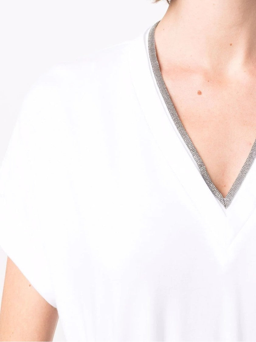 Brunello Cucinelli V-Neck Sleeveless Top