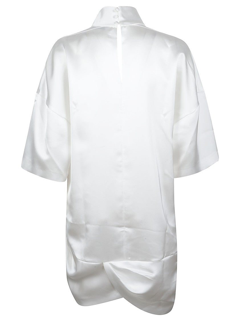 Iro Tikka Short-Sleeved Satin-Like Top