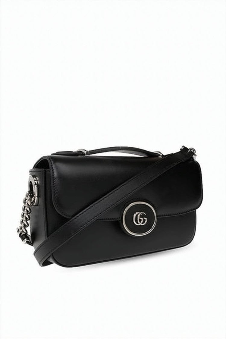 Gucci Rectangular Tote Bag With Polished Logo