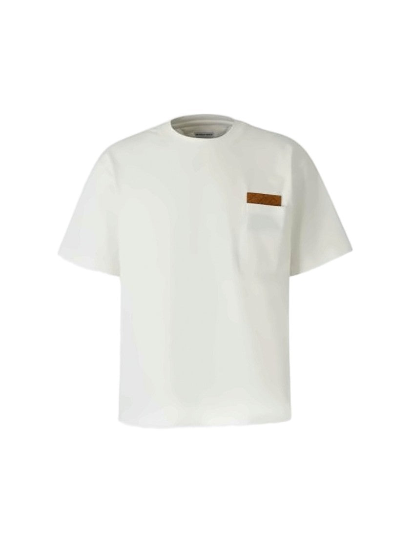 Bottega Veneta Short-Sleeved Crew Neck T-Shirt With Textured Accents