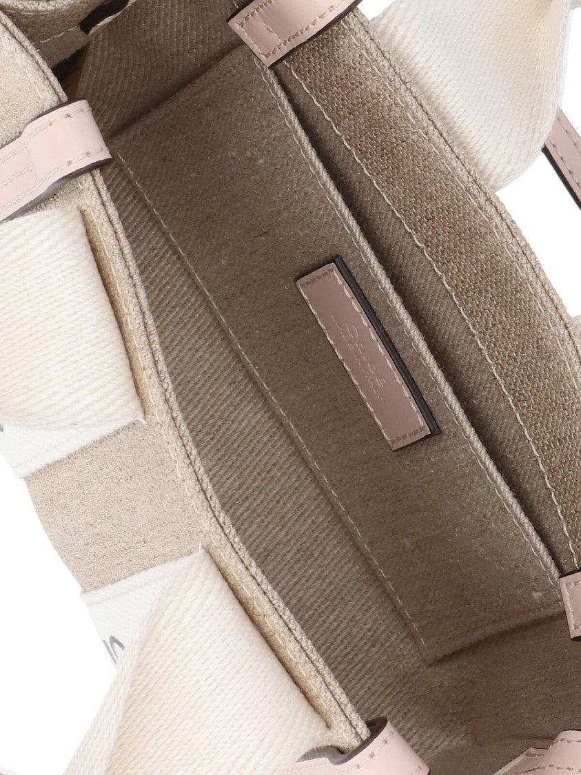 Chloé "Woody" Mini Bag Beige