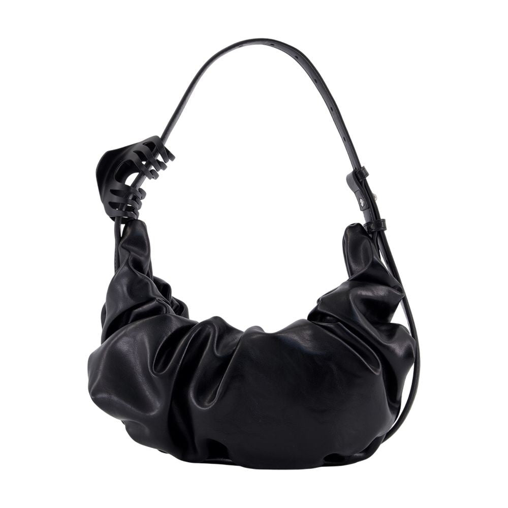 Diesel Ruched Design Shoulder Bag With Adjustable Strap