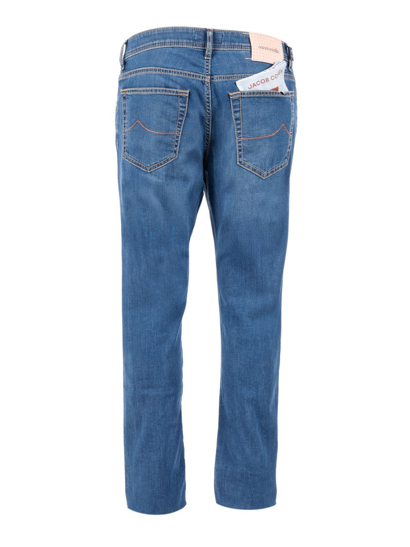 Jacob Cohen Nick Slim Fit Faded Jeans