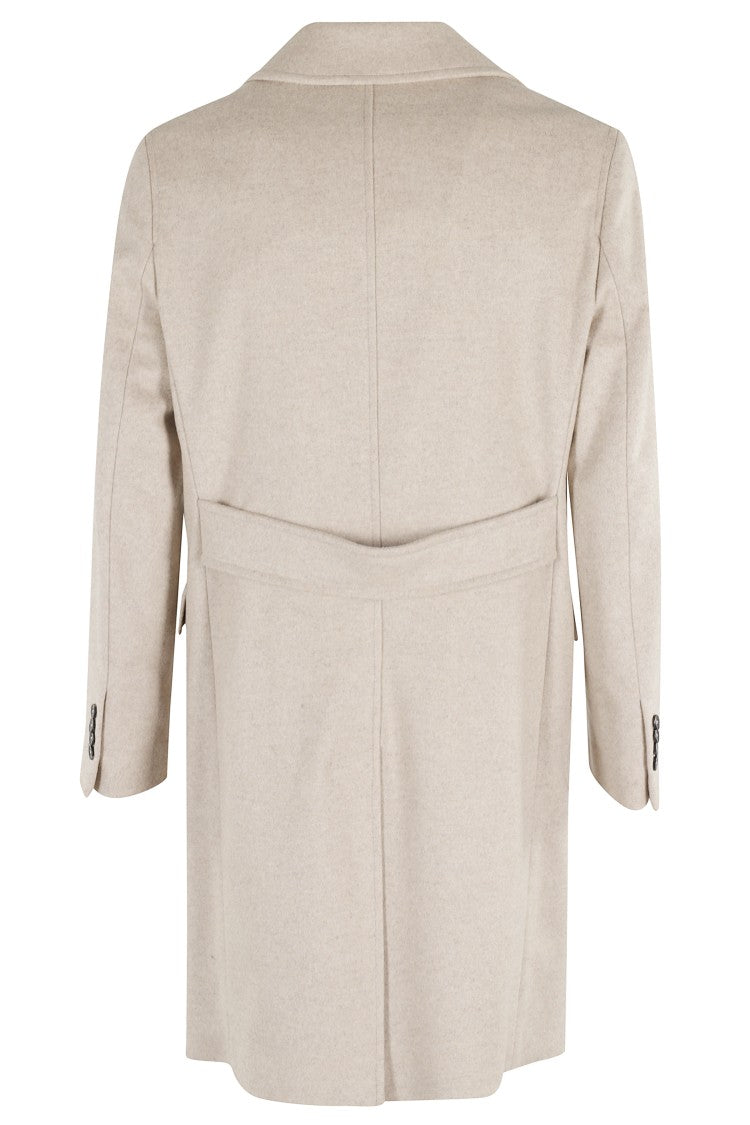 Breras Milano Tirana Long Sleeve Double-Breasted Coat