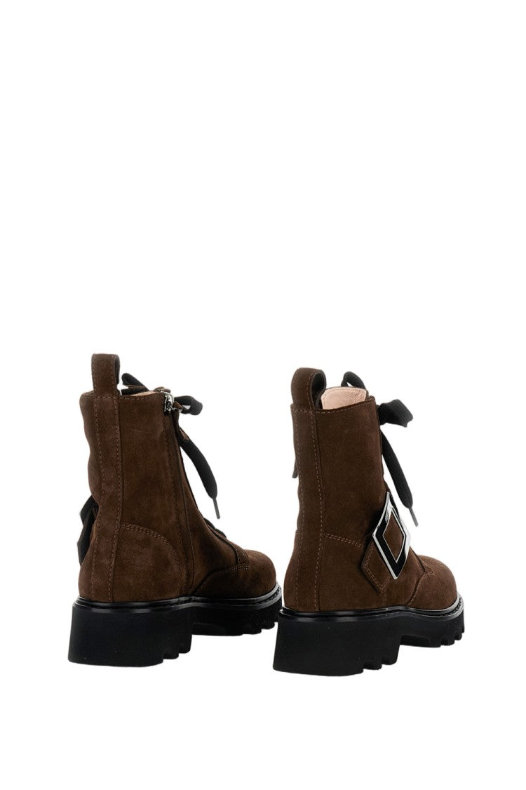 Roger Vivier Classic Brown Boots With Smooth Finish