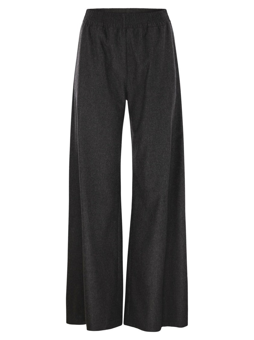 Fabiana Filippi Wide-Leg Trousers In Virgin Wool