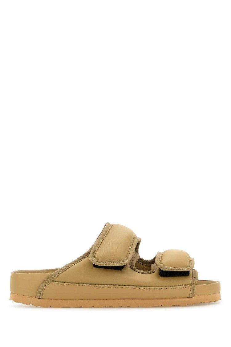 Birkenstock Beige Fabric Cosny Slippers