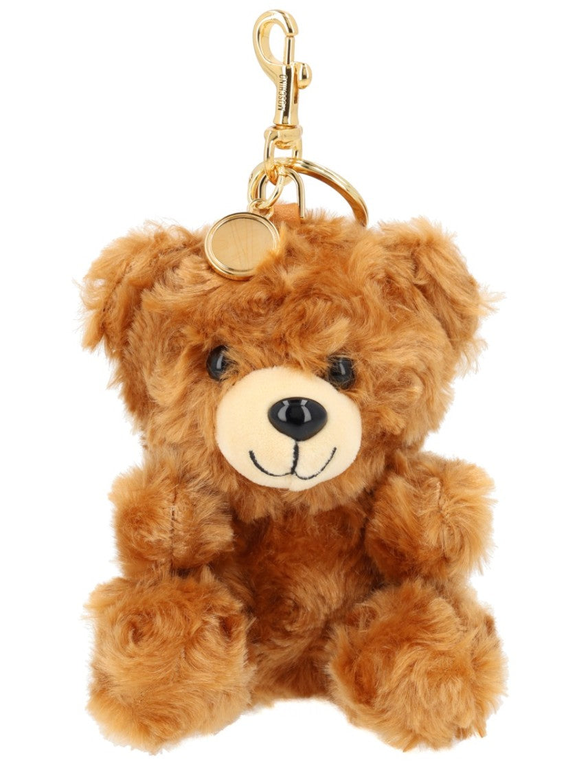 Moschino Teddy Bear Curly Textured Keyring