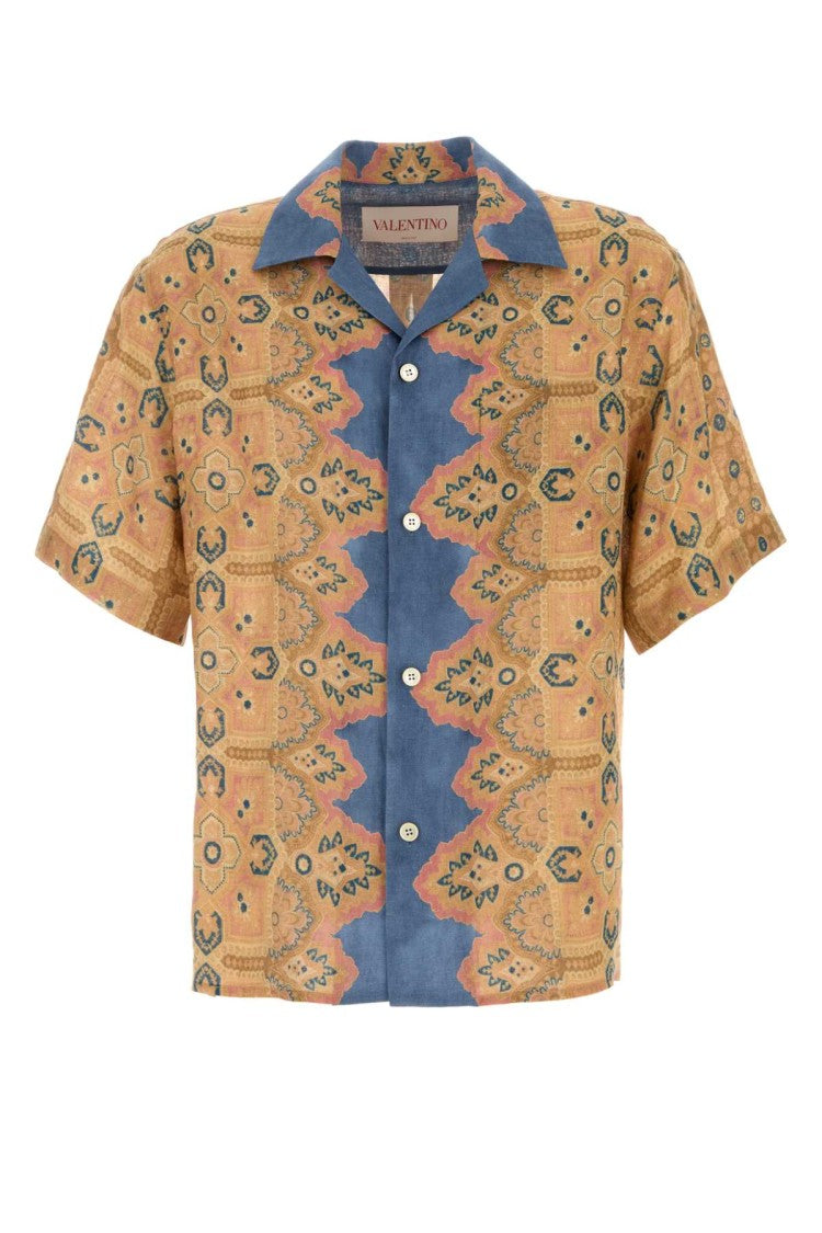 Valentino Garavani Printed Linen Shirt