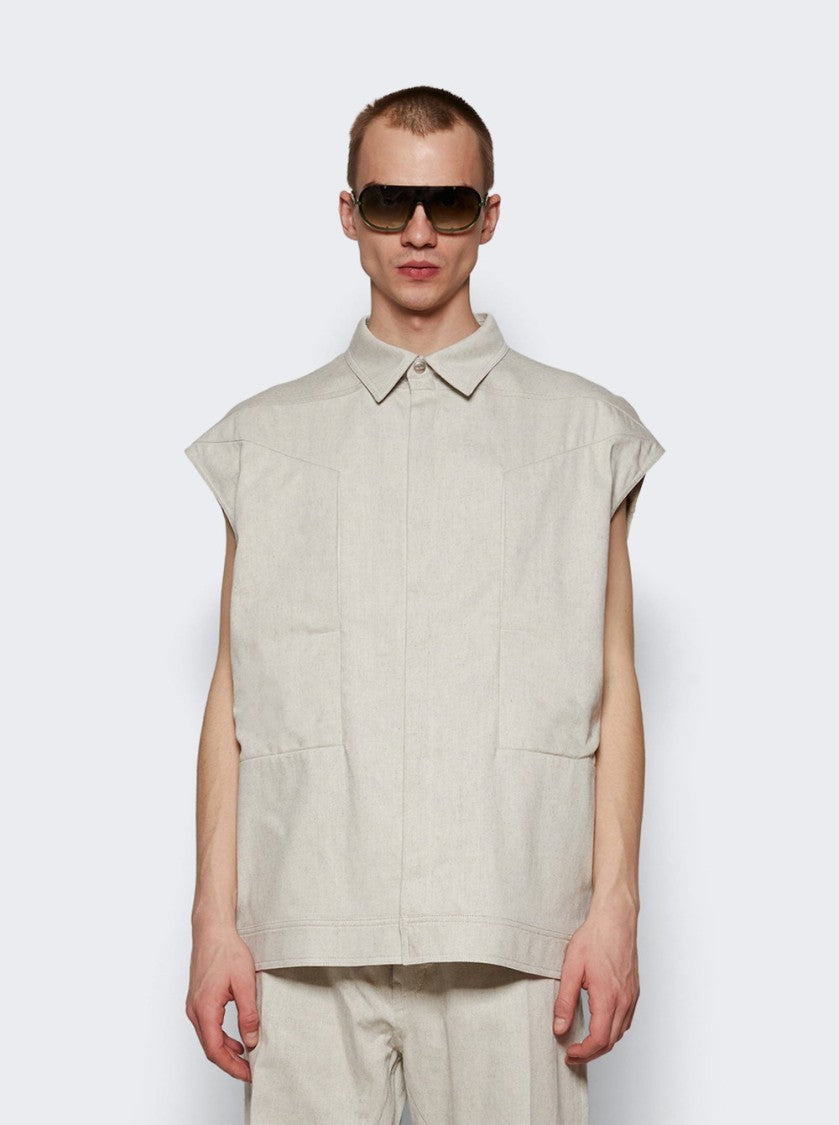 Rick Owens Sleeveless Jumbo Outershirt Dinge