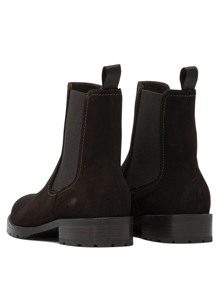 Maretto Rounded Toe Ankle Boots