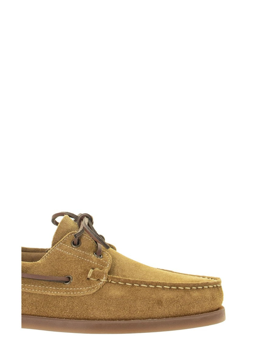 Paraboot Barth - Suede Boat Shoes