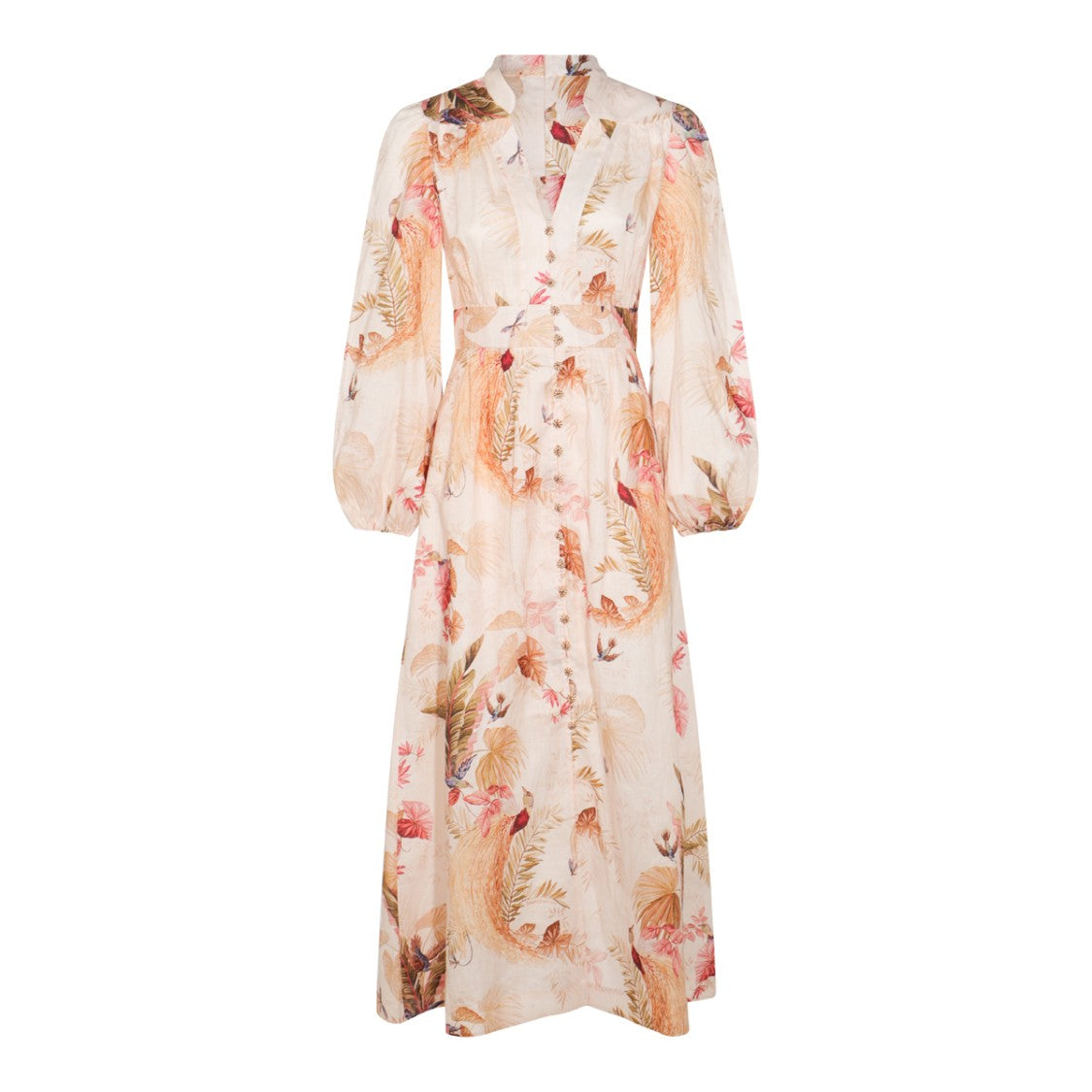 Zimmermann Cream Linen Dress