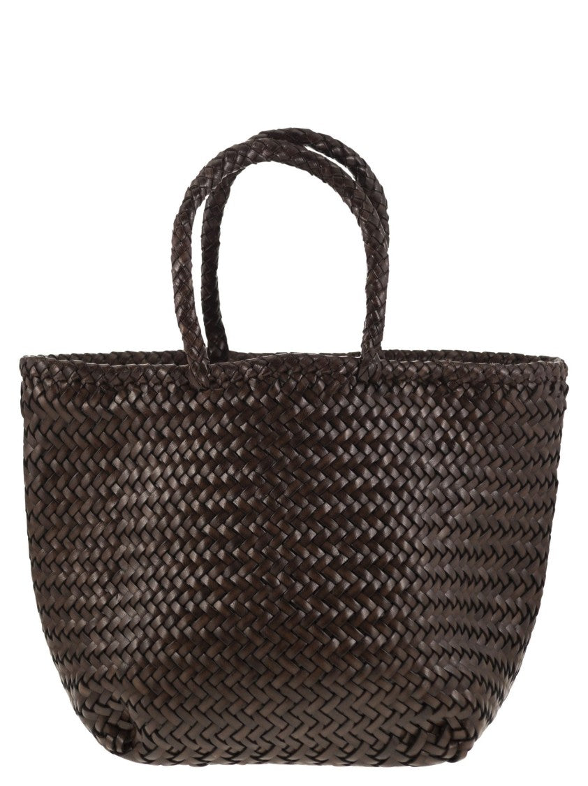 Dragon Grace Basket Small - Woven Leather Bag