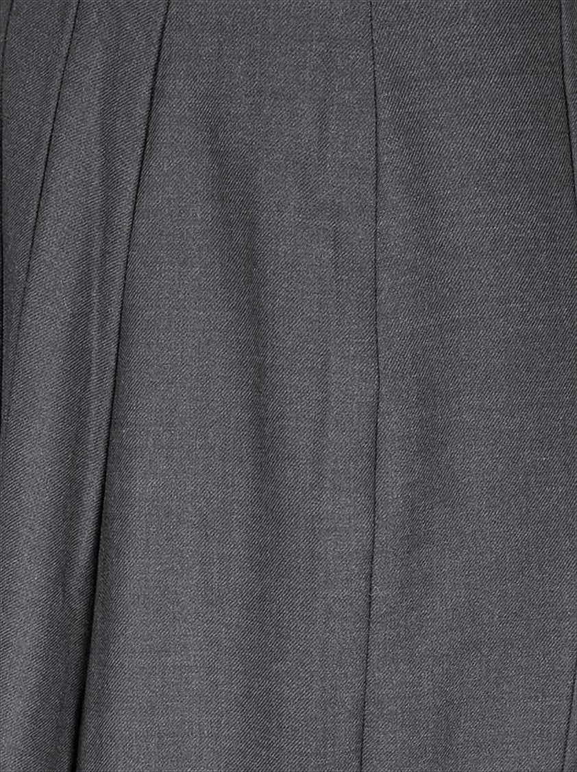 Paloma Wool Pleated Overlay Skirt Straight-Leg Pants