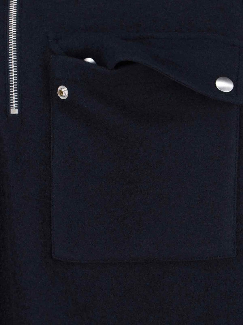 Jil Sander Zip Sweater – Navy Blue