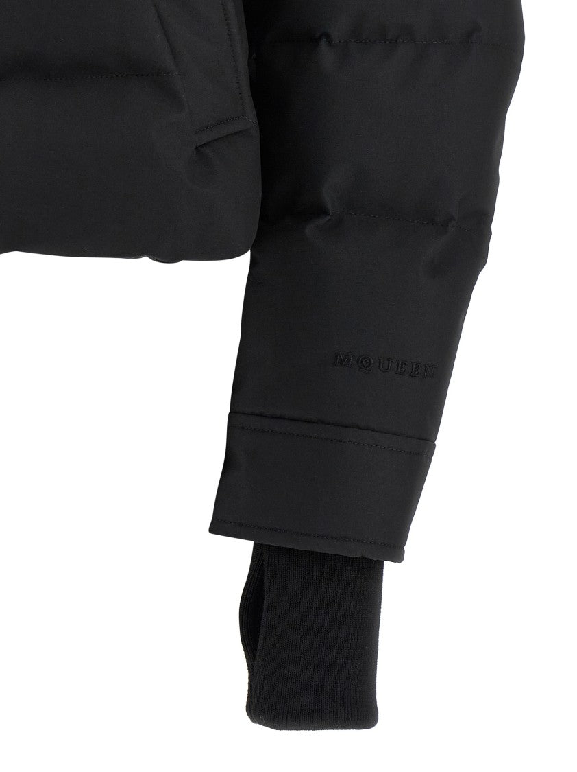 Mcqueen Cropped Down Jacket