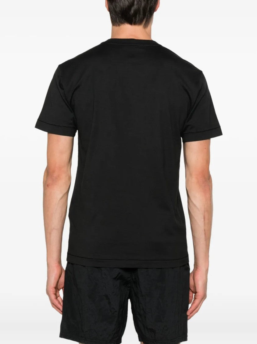 Stone Island Logo-Patch Cotton T-Shirt
